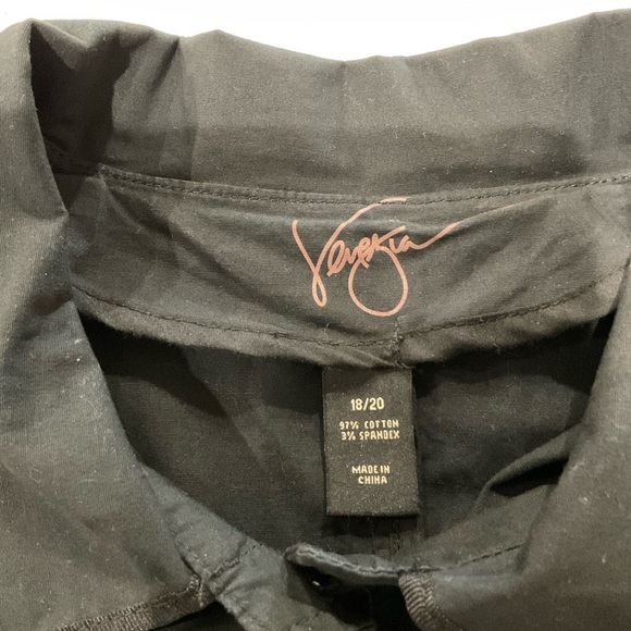 Vintage Venezia Beaded Embroidery Blazer Black Jacket Raw Seam Women’s Sz 18-20 - Picture 8 of 9